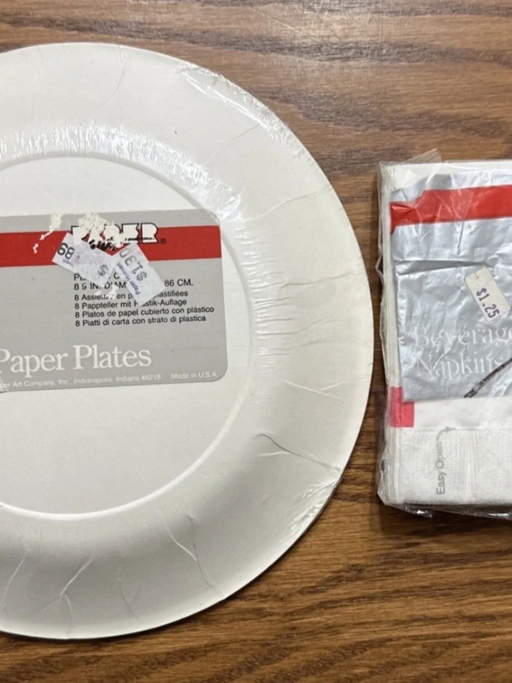 VTG 1988 Paper Art KID of the YEAR HAPPY BIRTHDAY PARTY plates napkins Boy Crazy